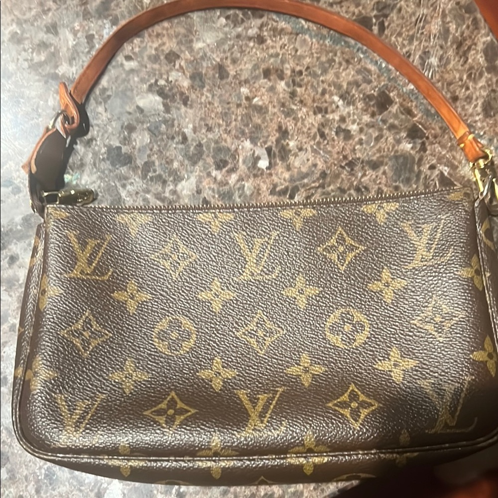 Louis Vuitton Brown Monogram Clutch
